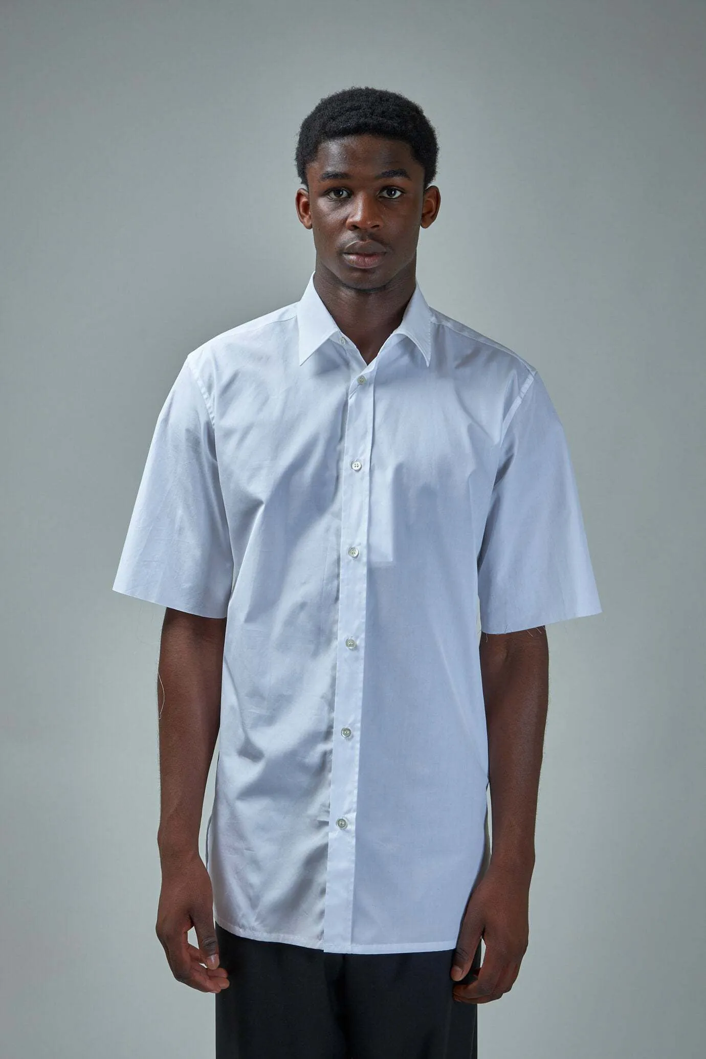 Maison Margiela  |Street Style Cotton Short Sleeves Logo Designers Shirts