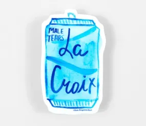 Male Tears La Croix Sticker