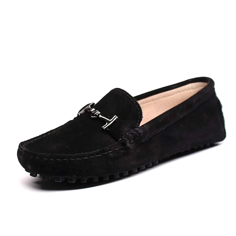 MIYAGINA Men Flats Handmade Casual Leather Moccasin Driving Shoes