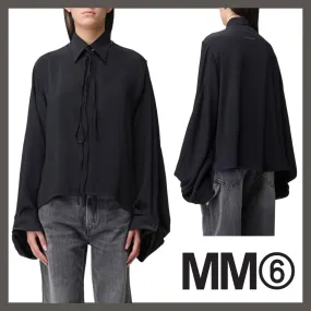 MM6 Maison Margiela  |Casual Style Nylon Long Sleeves Plain Office Style