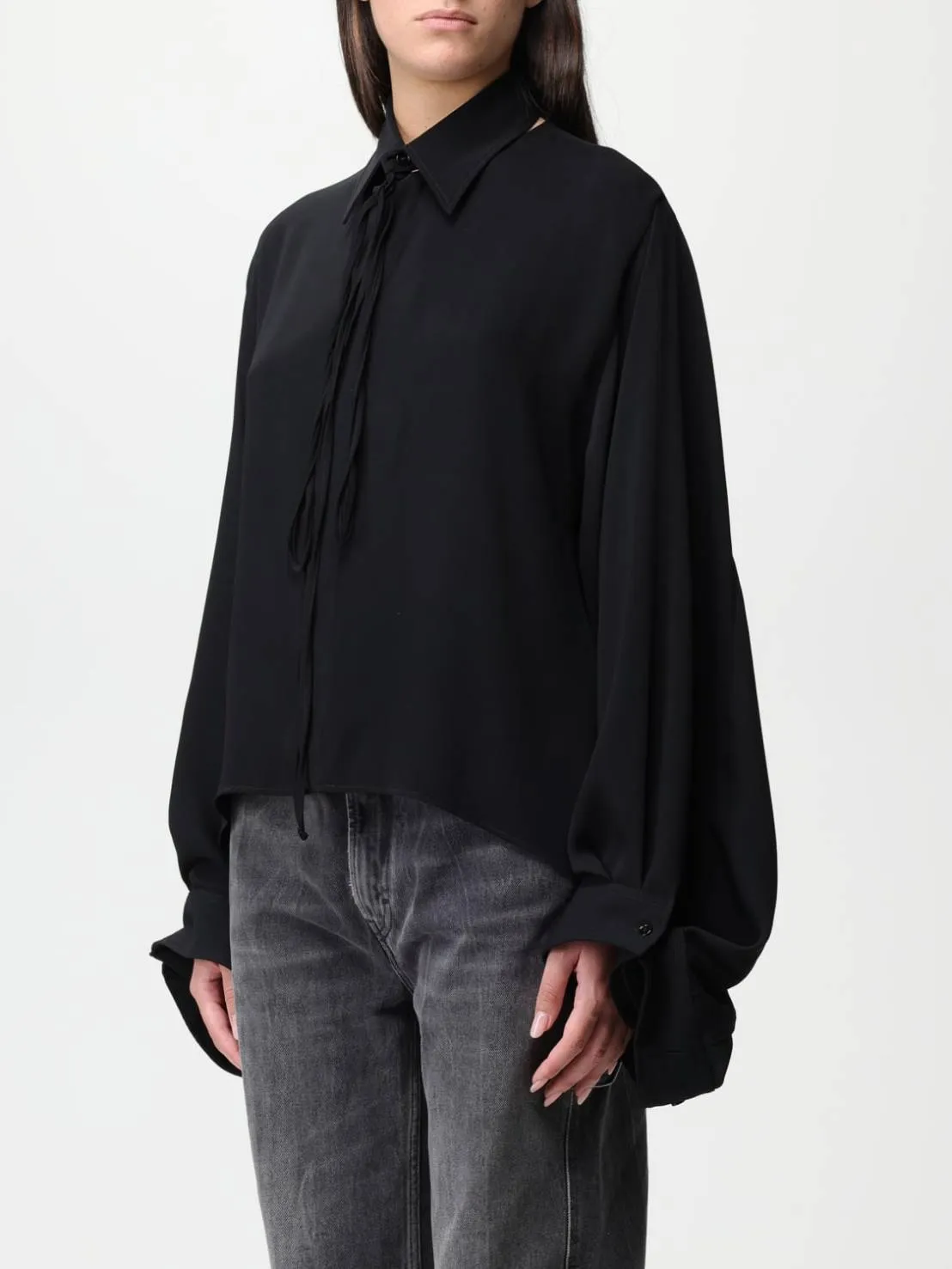 MM6 Maison Margiela  |Casual Style Nylon Long Sleeves Plain Office Style