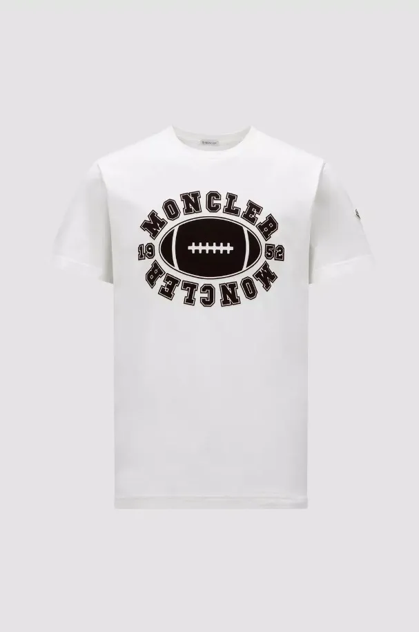 MONCLER  |Football Motif T-Shirt