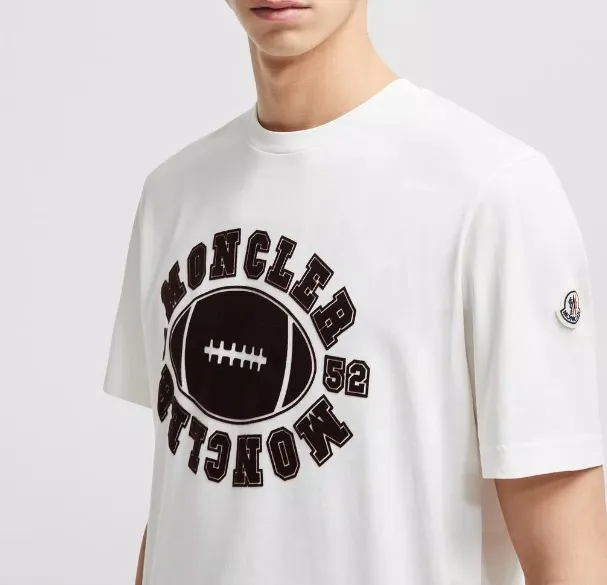 MONCLER  |Football Motif T-Shirt