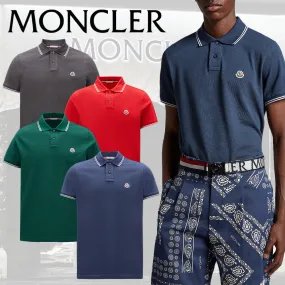 MONCLER  |Street Style Plain Short Sleeves Logo