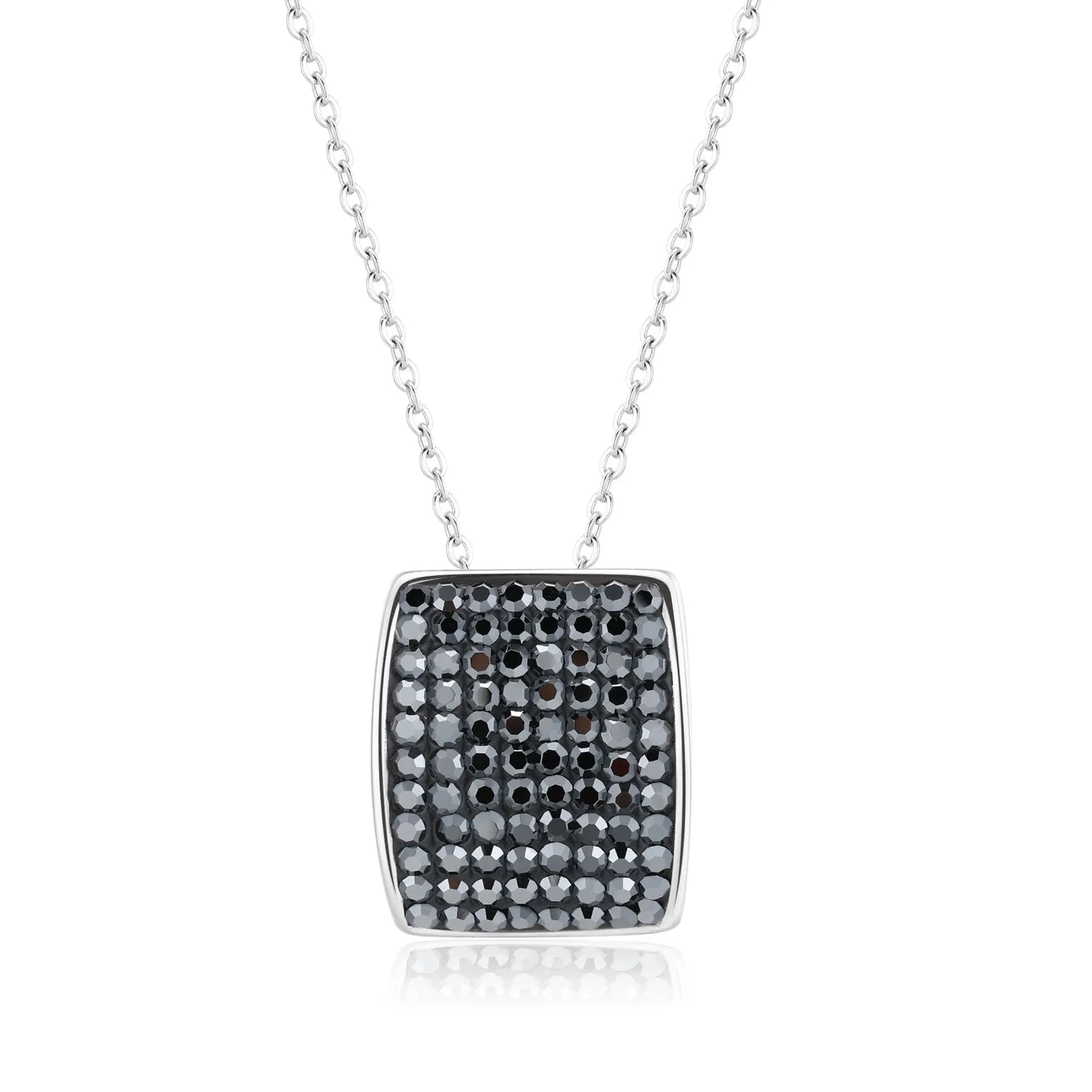 Monique Black Crystal Necklace