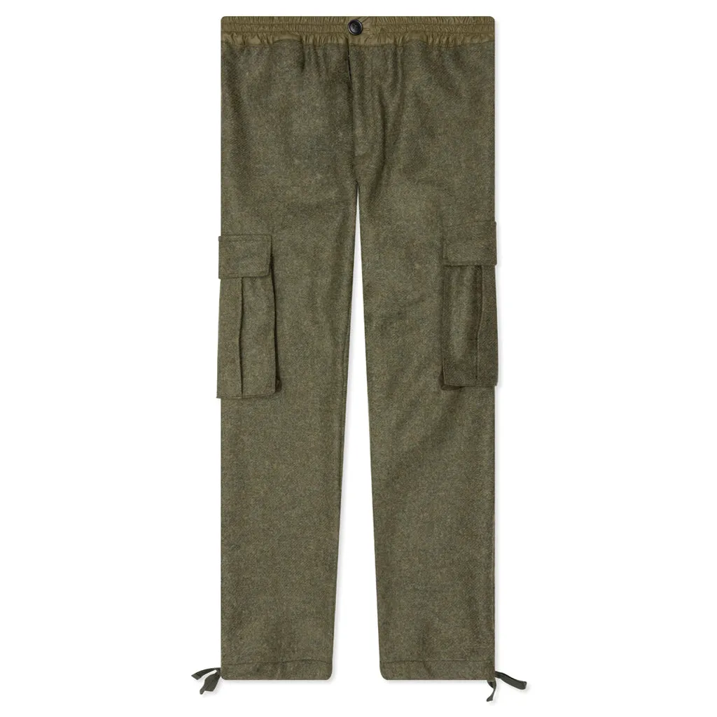 Montgomery Cargo Pant - Green Peat Moss