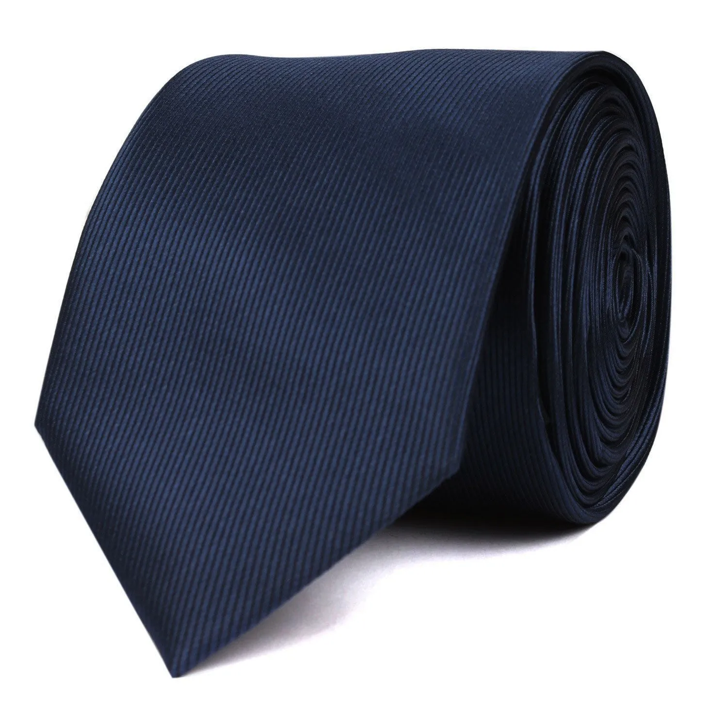 Navy Blue Line - Skinny Tie