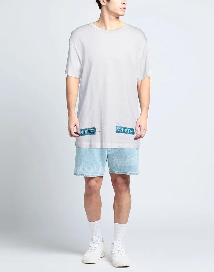 Off-White  |Street Style Short Sleeves Logo T-Shirts