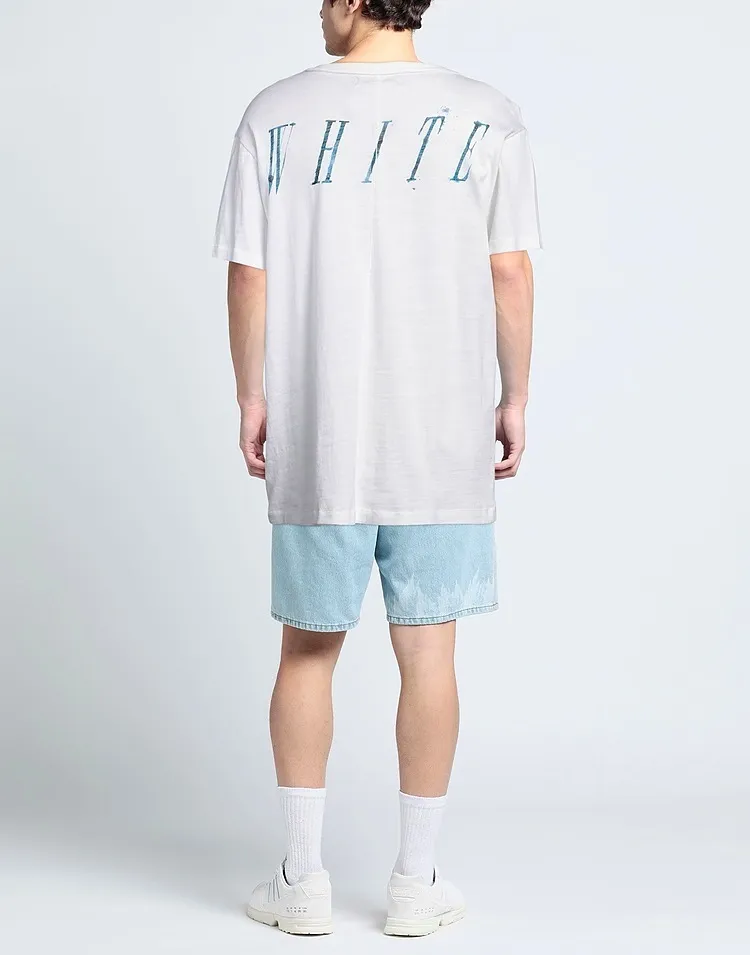 Off-White  |Street Style Short Sleeves Logo T-Shirts