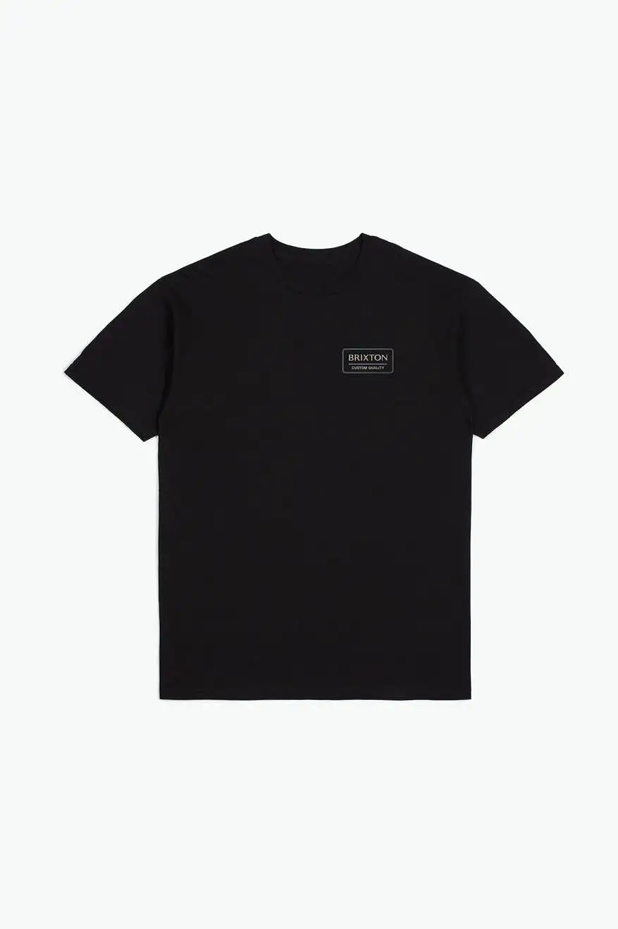 Palmer Proper S/S Standard Tee - Black/Oatmeal/Flint Blue