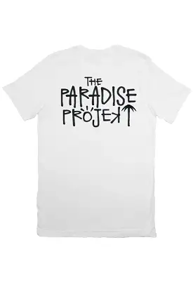 PARADISE PROJEKT PALM T WHT/BLK