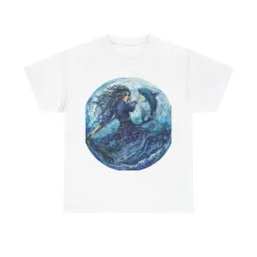 Pisces zodiac Unisex Heavy Cotton Tee