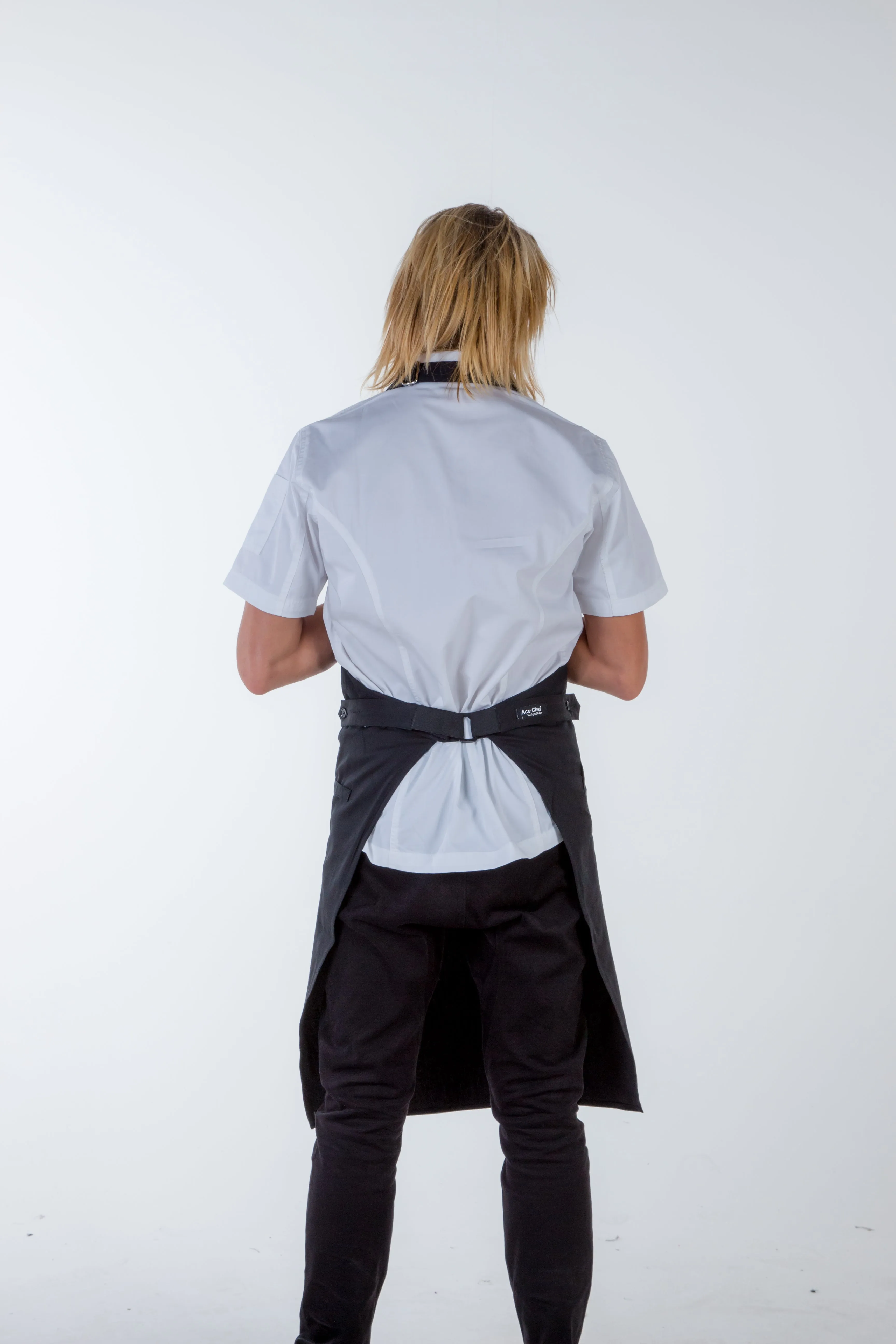 Press Strapless Black Chef Apron