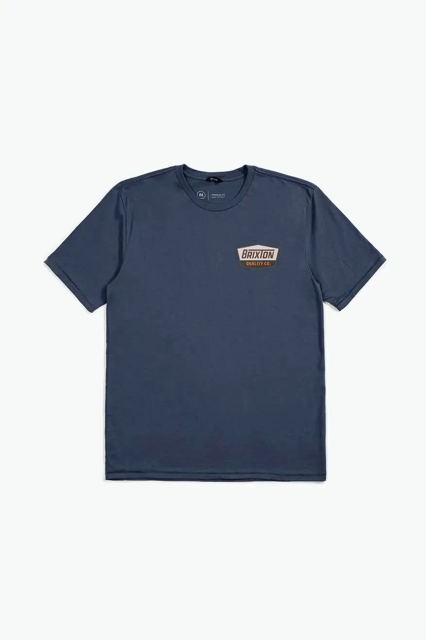 Regal S/S Standard Tee - Washed Navy/Sepia