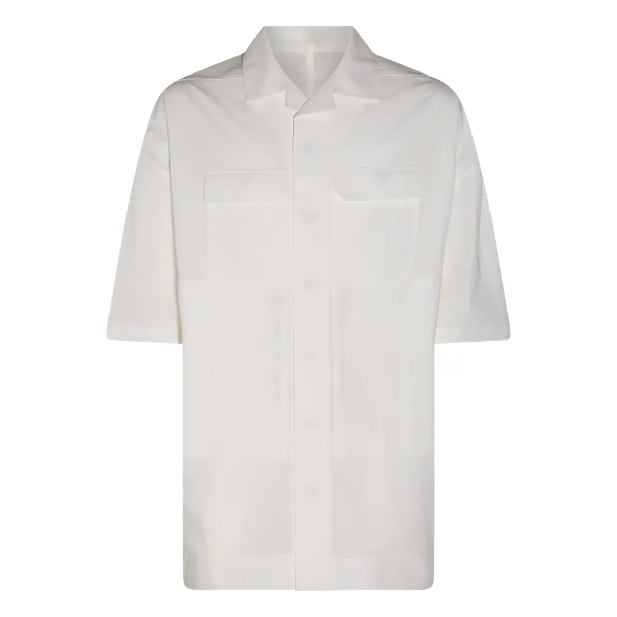 RICK OWENS  |Plain Cotton Short Sleeves Designers Shirts