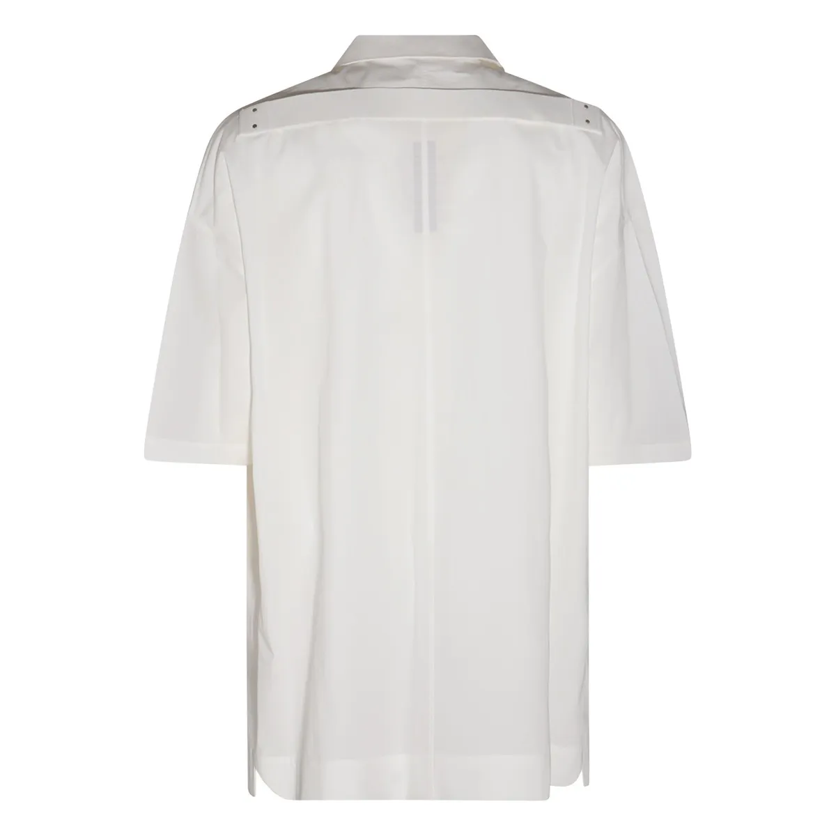 RICK OWENS  |Plain Cotton Short Sleeves Designers Shirts