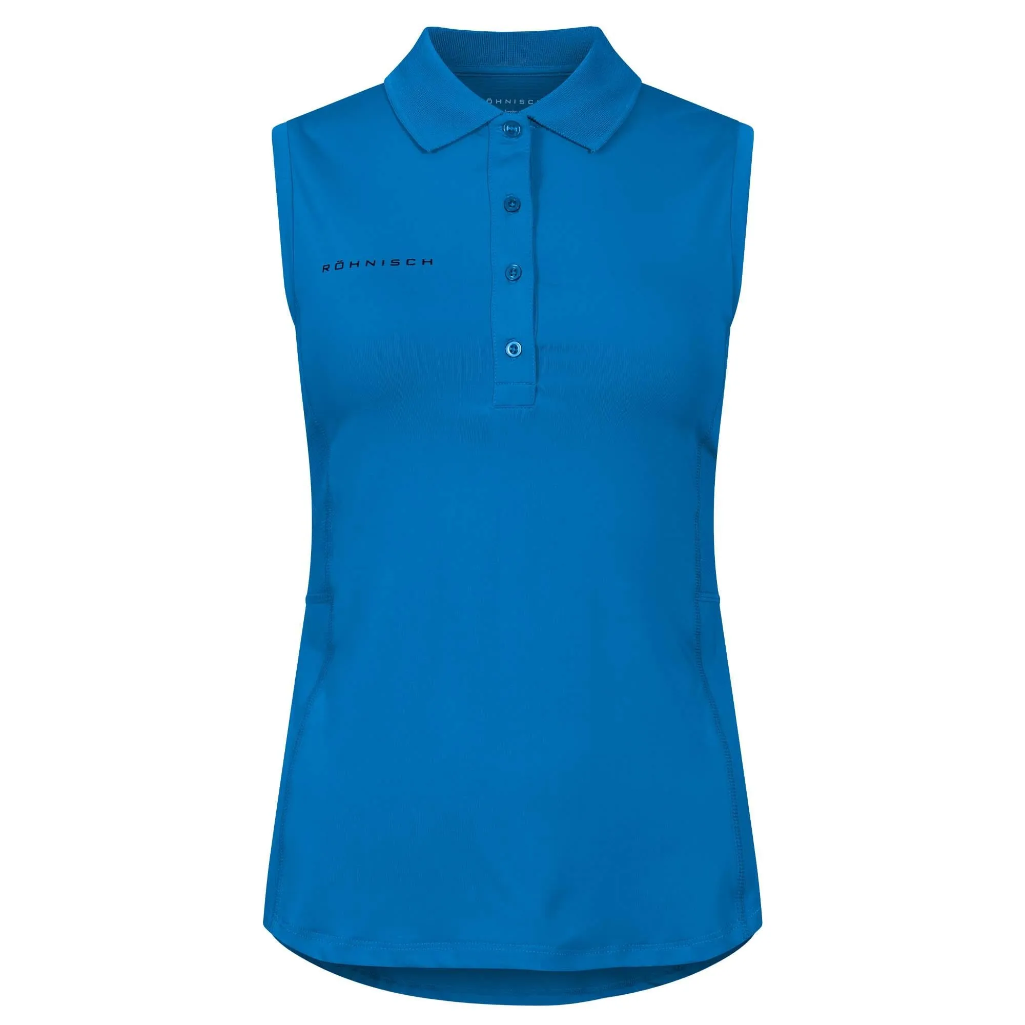 Rohnisch Nicky Ladies Sleeveless Golf Polo Shirt French Blue