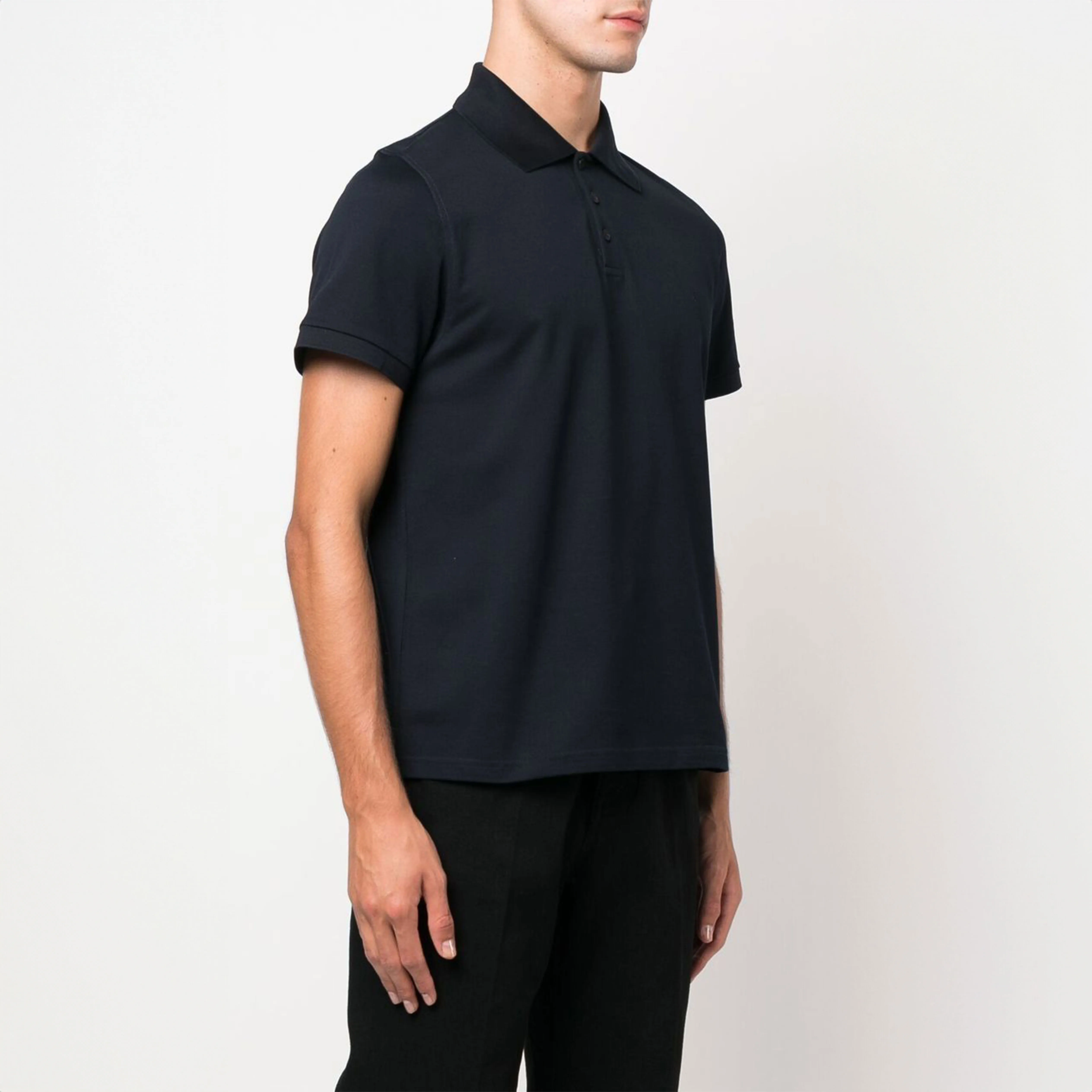 Saint Laurent  |Street Style Plain Cotton Short Sleeves Luxury Polos