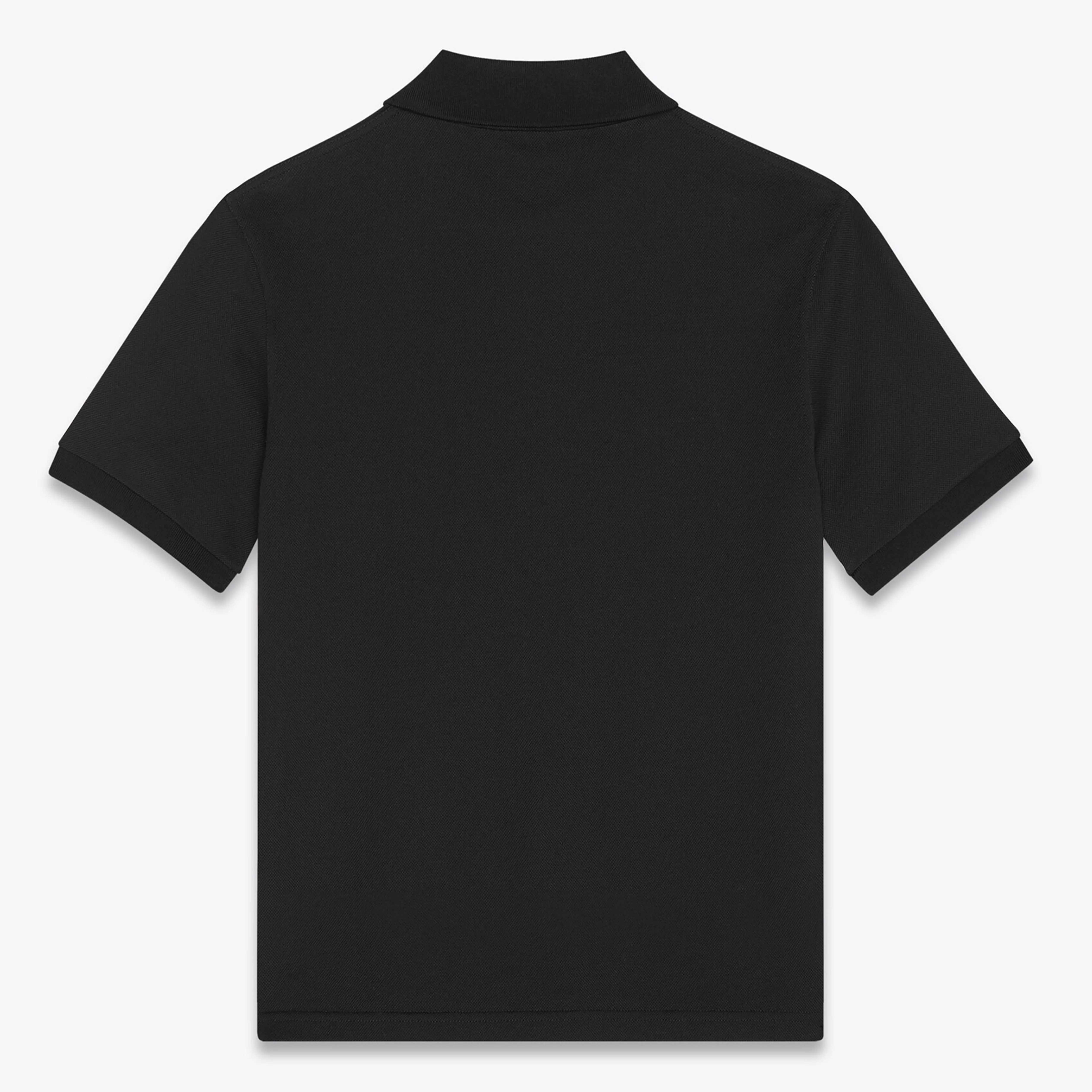 Saint Laurent  |Street Style Plain Cotton Short Sleeves Luxury Polos