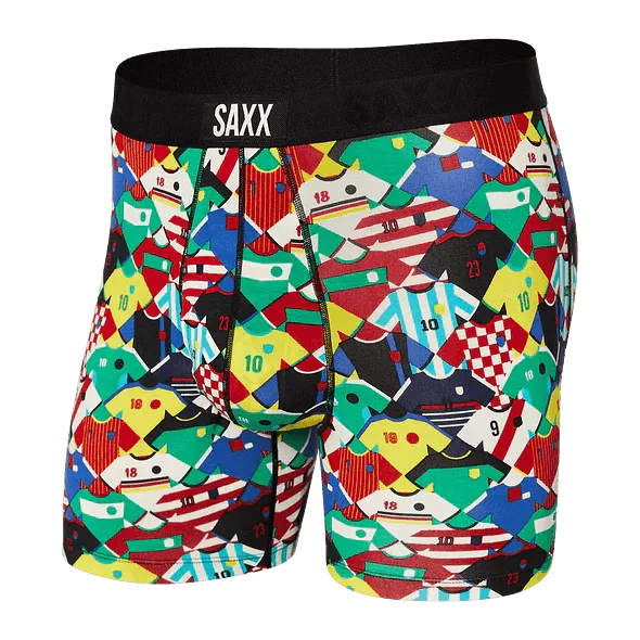 SAXX Men's Ultra Boxer Brief Underwear - Kit Collector Multi