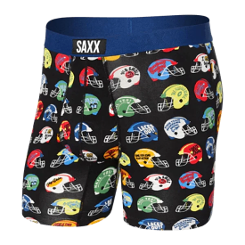 SAXX Men's Ultra Boxer Brief Underwear - Multi the Huddle is Real