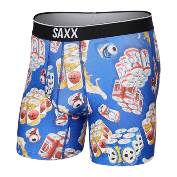 SAXX Men's Volt Boxer Brief Underwear - Six Pack Sport