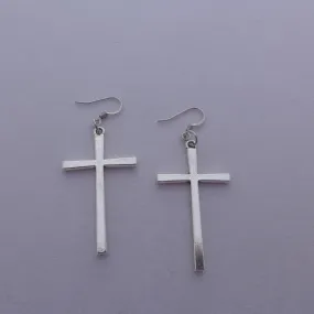 Tall Cross Earrings