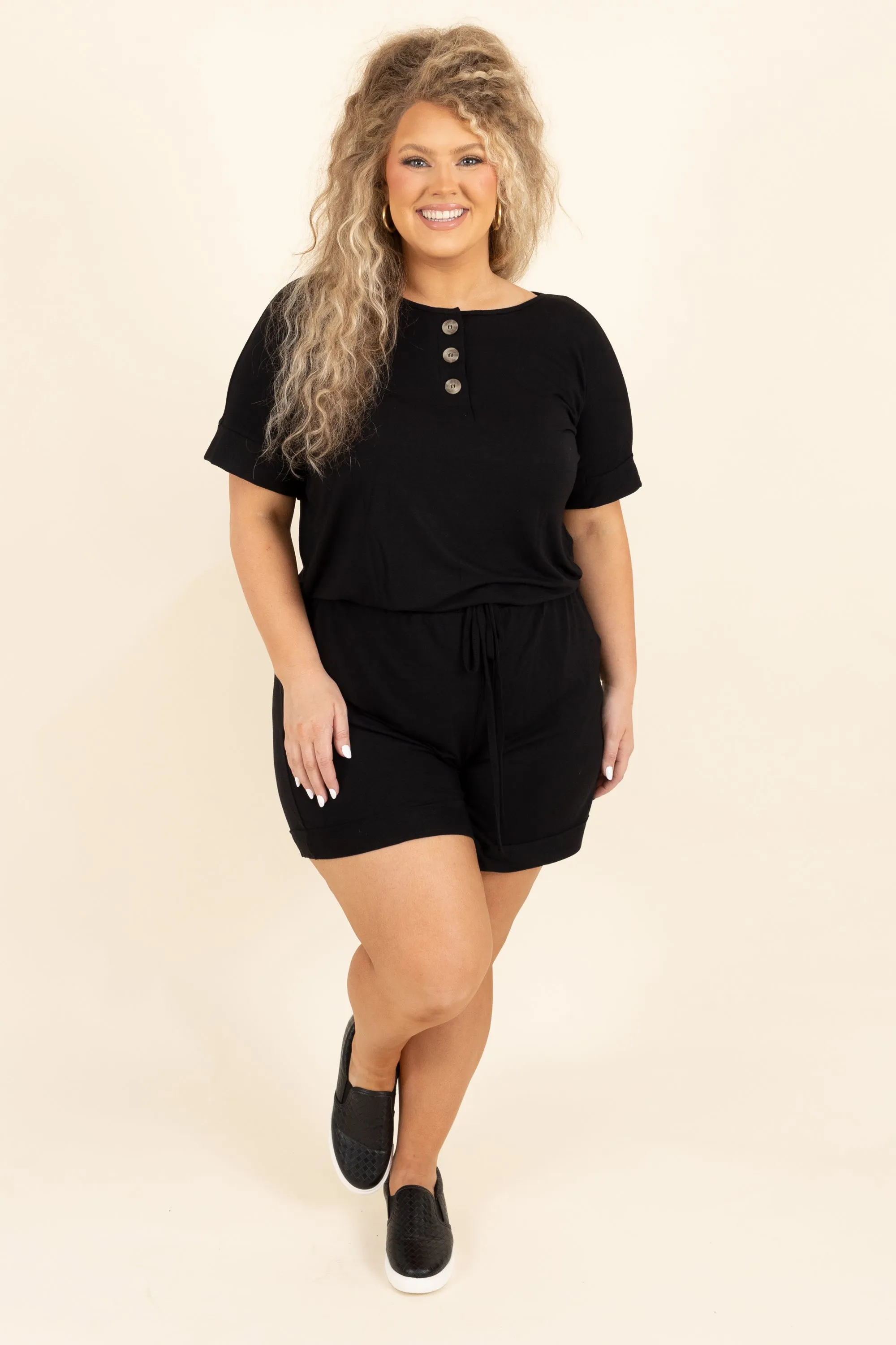 The Best Attitude Romper, Black