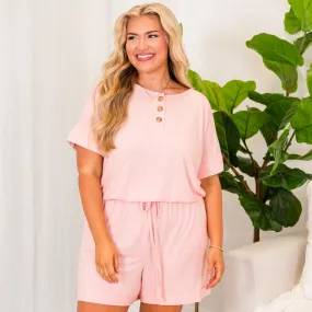 The Best Attitude Romper, Dusty Pink