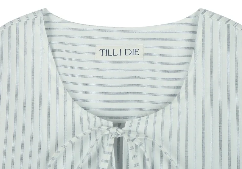 TILL I DIE  |Casual Style Street Style Short Sleeves Shirts & Blouses