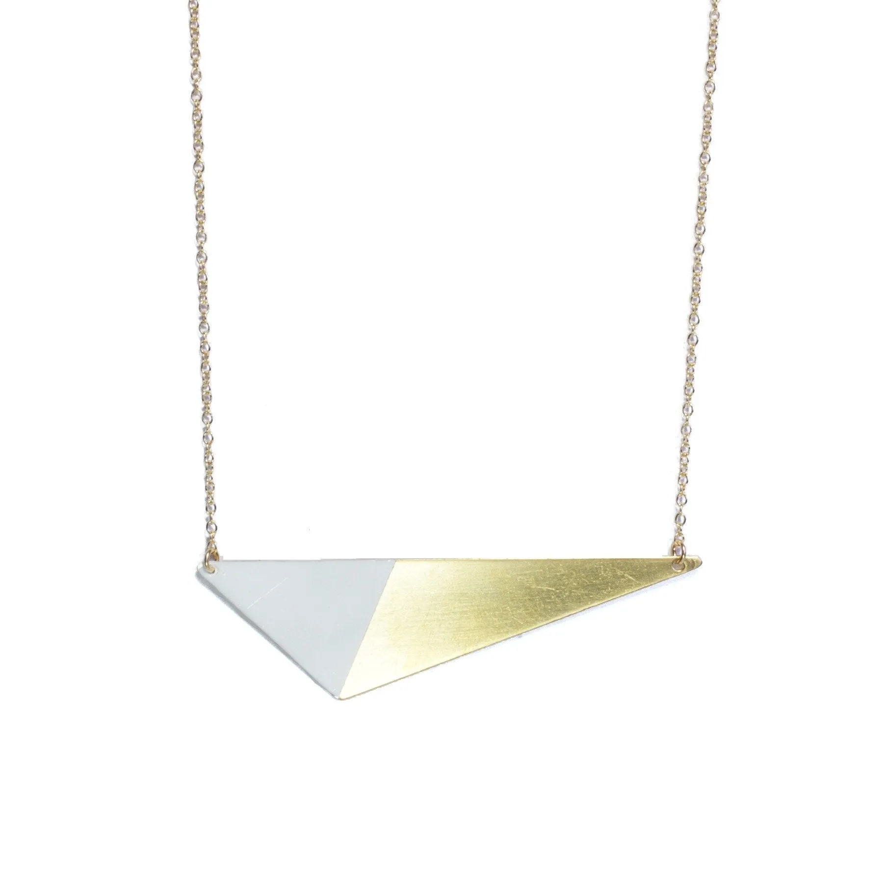 Triangle Colorblock Necklace