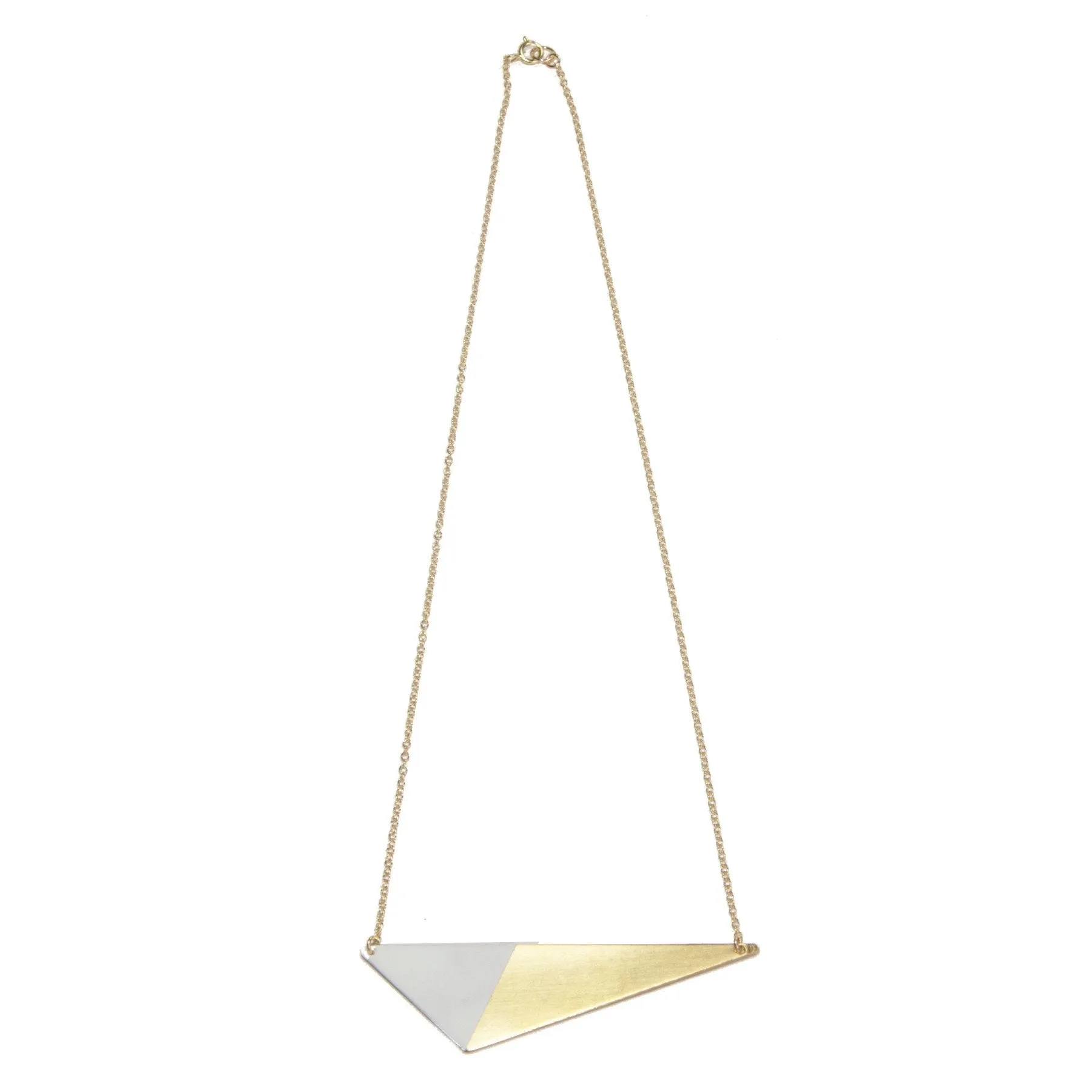 Triangle Colorblock Necklace