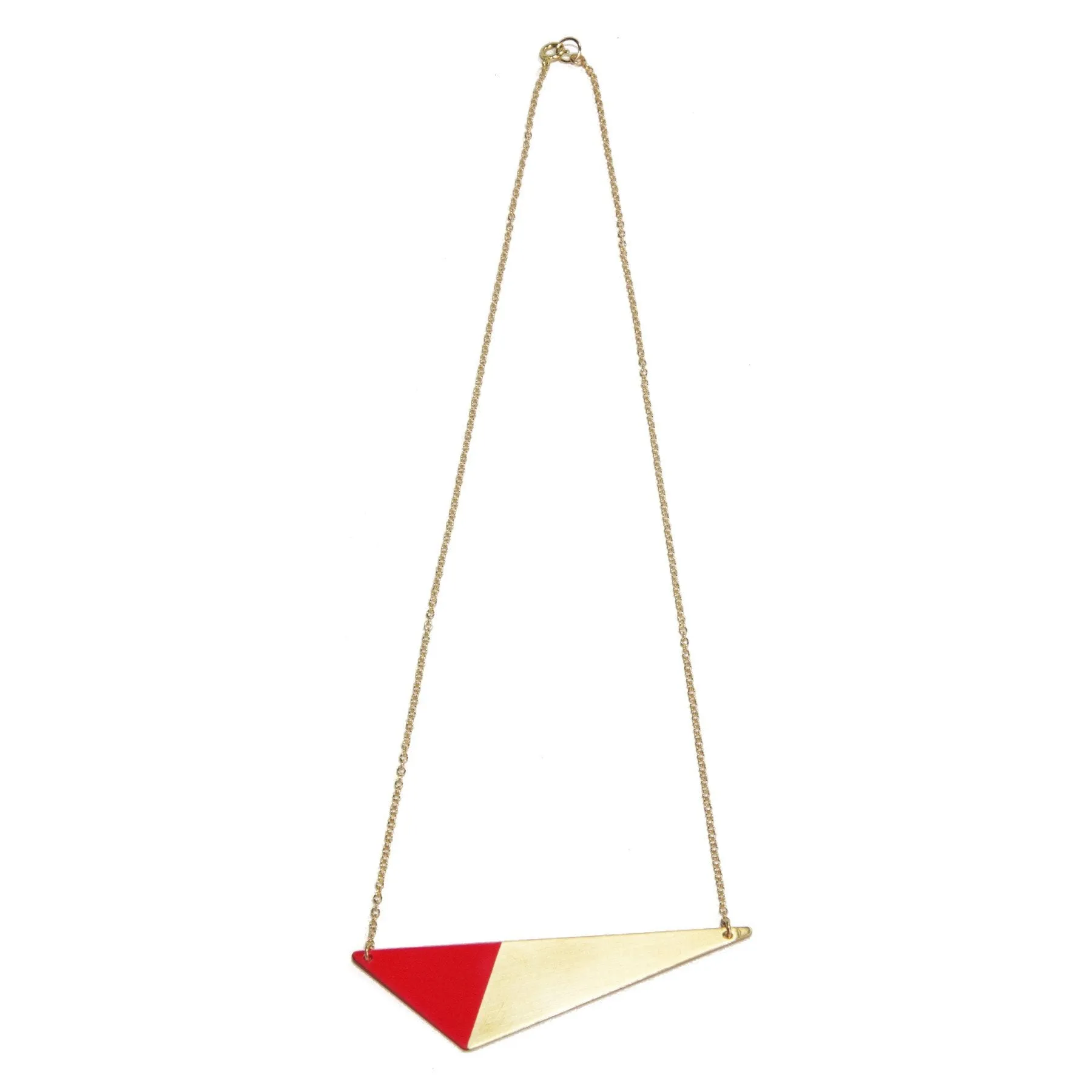 Triangle Colorblock Necklace