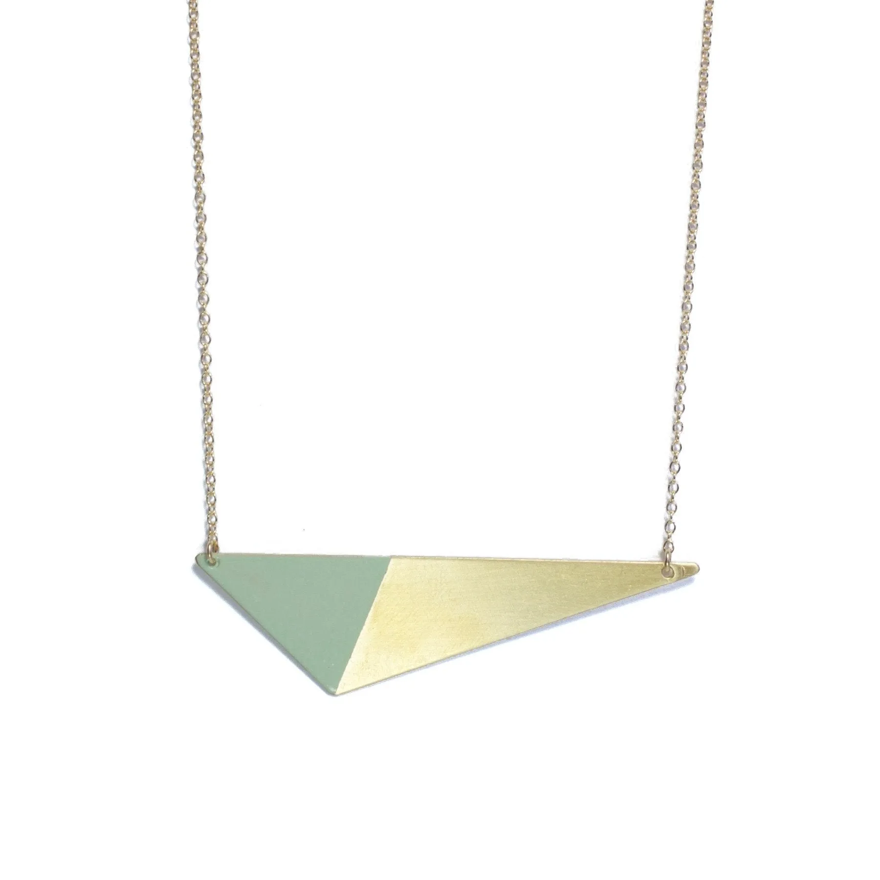 Triangle Colorblock Necklace