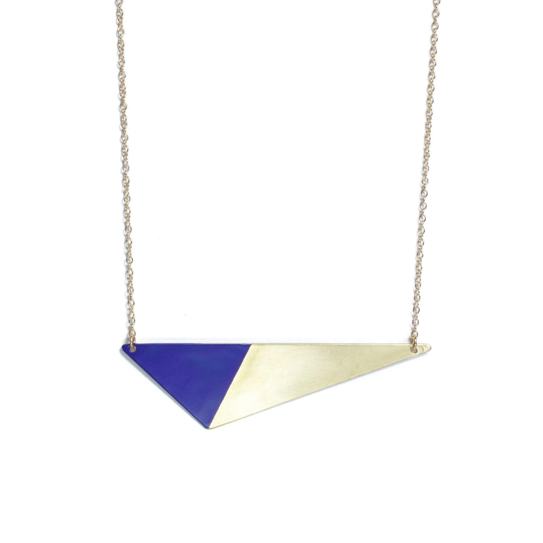 Triangle Colorblock Necklace