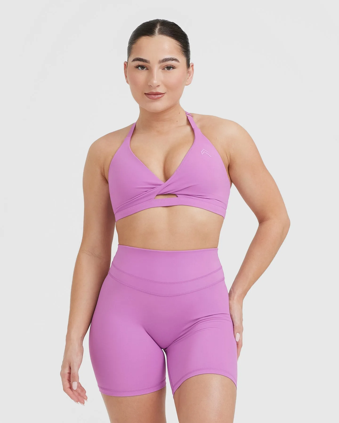 Unified Twist Sports Bra | Orchid Purple