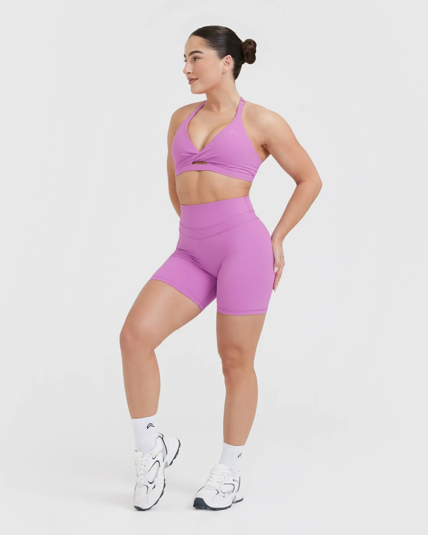 Unified Twist Sports Bra | Orchid Purple