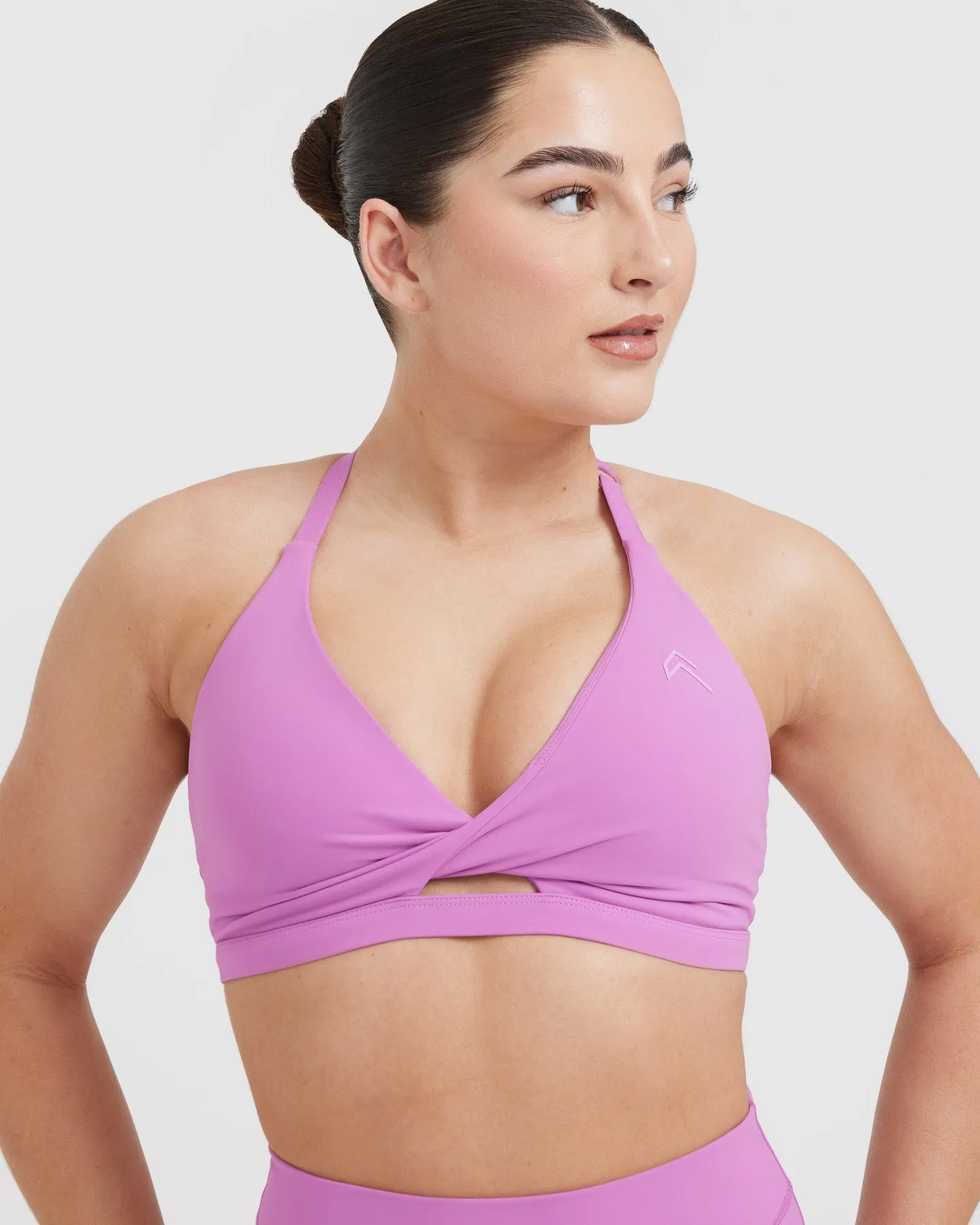 Unified Twist Sports Bra | Orchid Purple