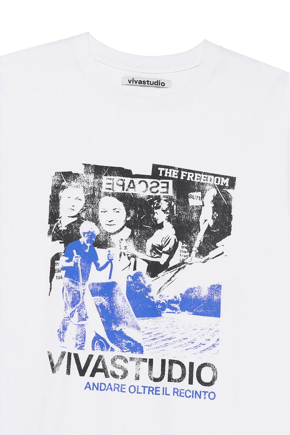 vivastudio  |Street Style Cotton Short Sleeves Logo T-Shirts