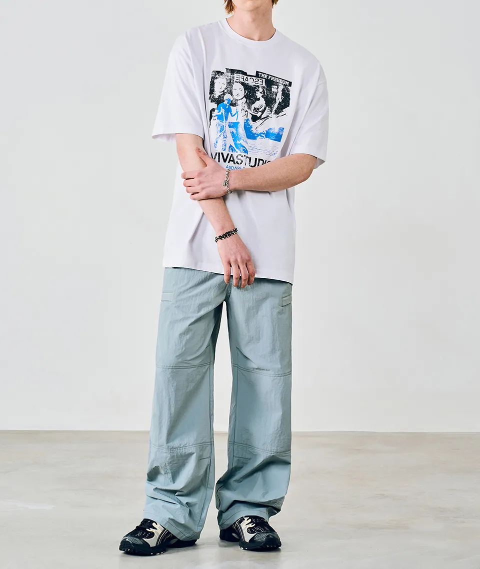 vivastudio  |Street Style Cotton Short Sleeves Logo T-Shirts