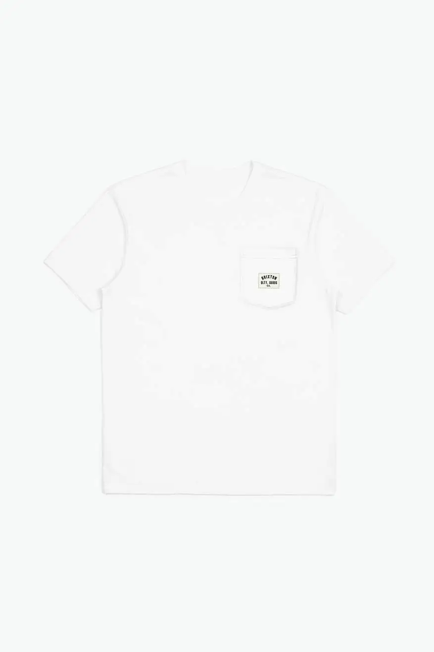 Woodburn S/S Tailored Pocket Tee - White