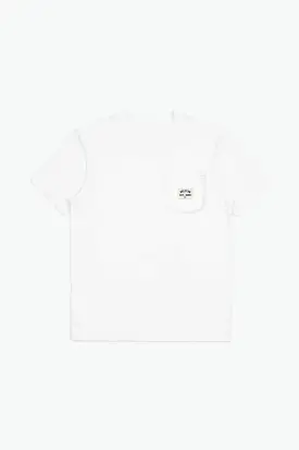 Woodburn S/S Tailored Pocket Tee - White