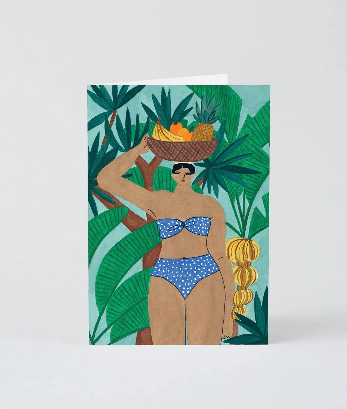 Wrap - 'Fruit Basket Lady' Art Card