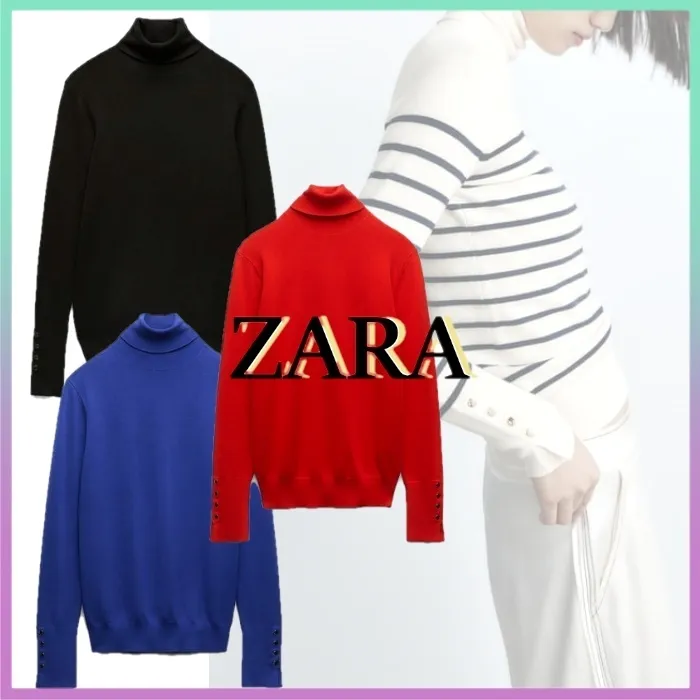 ZARA  |Casual Style Street Style Long Sleeves Plain