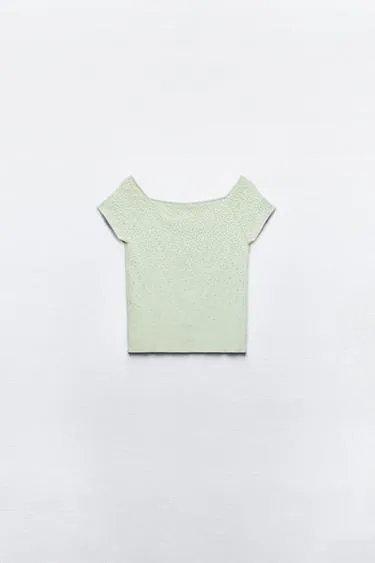 ZARA  |Casual Style Street Style Plain V-neck & Crew neck