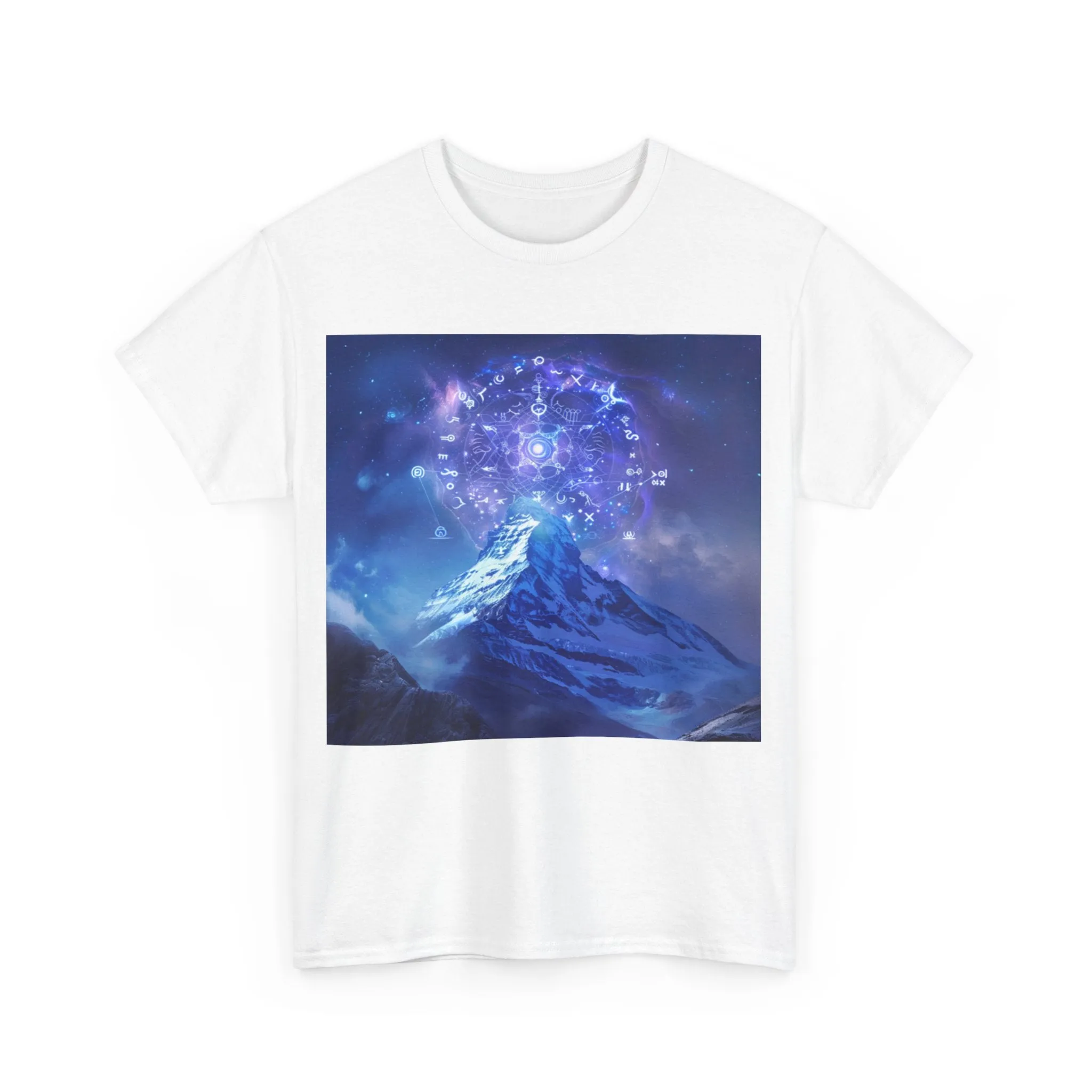 Zodiac mountain Unisex Heavy Cotton Tee