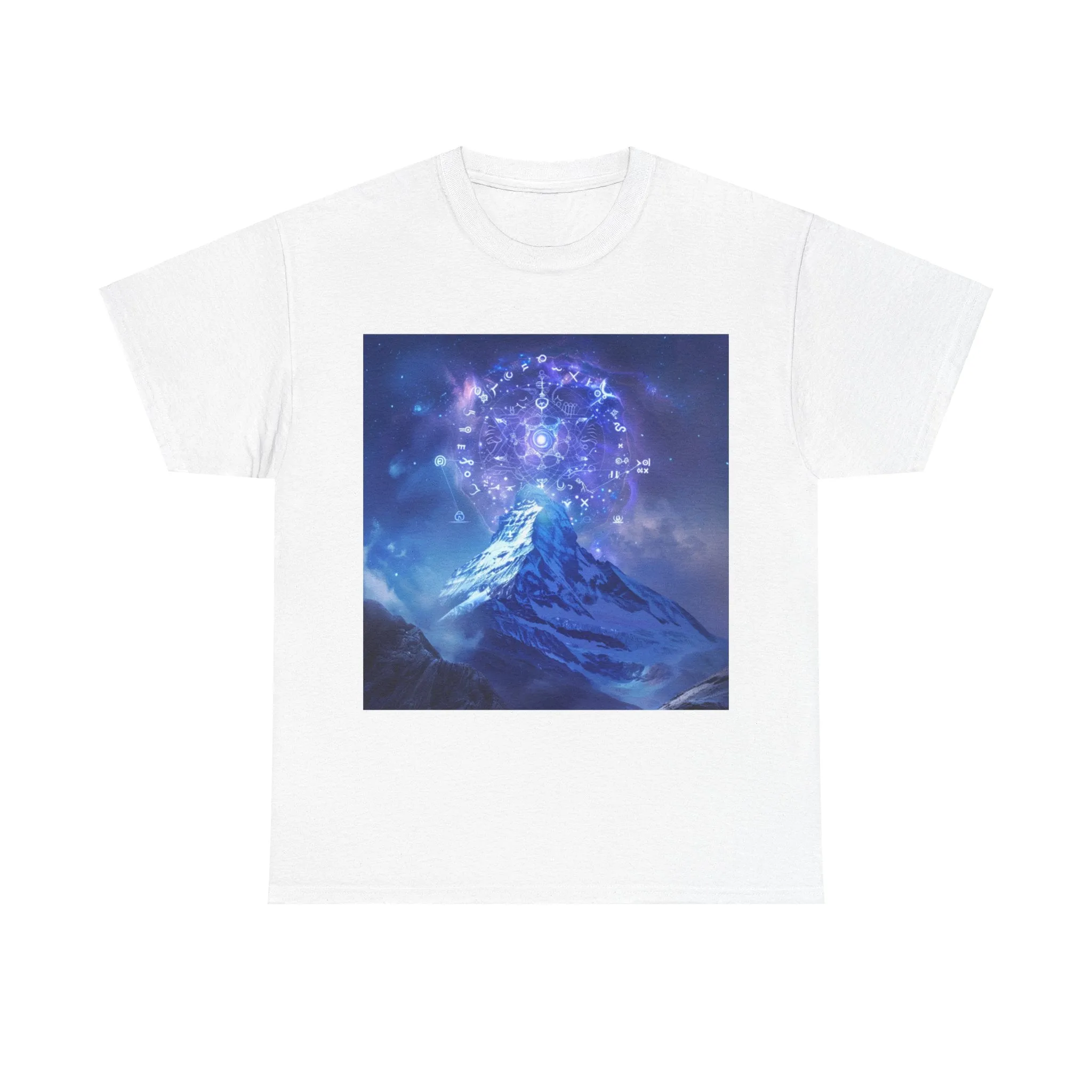 Zodiac mountain Unisex Heavy Cotton Tee